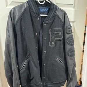 Polo letterman jacket